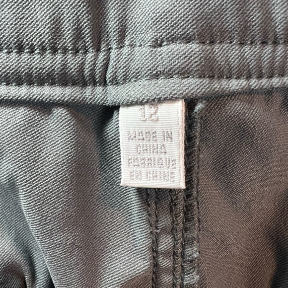 Toad & Co Womens Flextime Skinny Pants Gray Mid Rise Stretch Nylon Outdoor Sz 12 - Picture 12 of 14